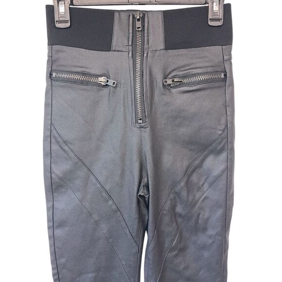 Fashion Nova Black High-Waisted Pants with Zipper-Medium - Picture 5 of 8